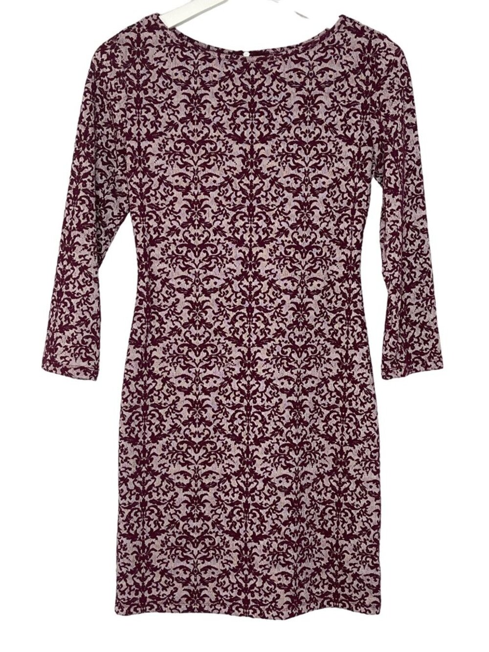 Xhilaration Womens Small Purple Bodycon Mini Dress Long Sleeve Fitted